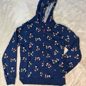 Disney Navy Hoodie with Character Pattern